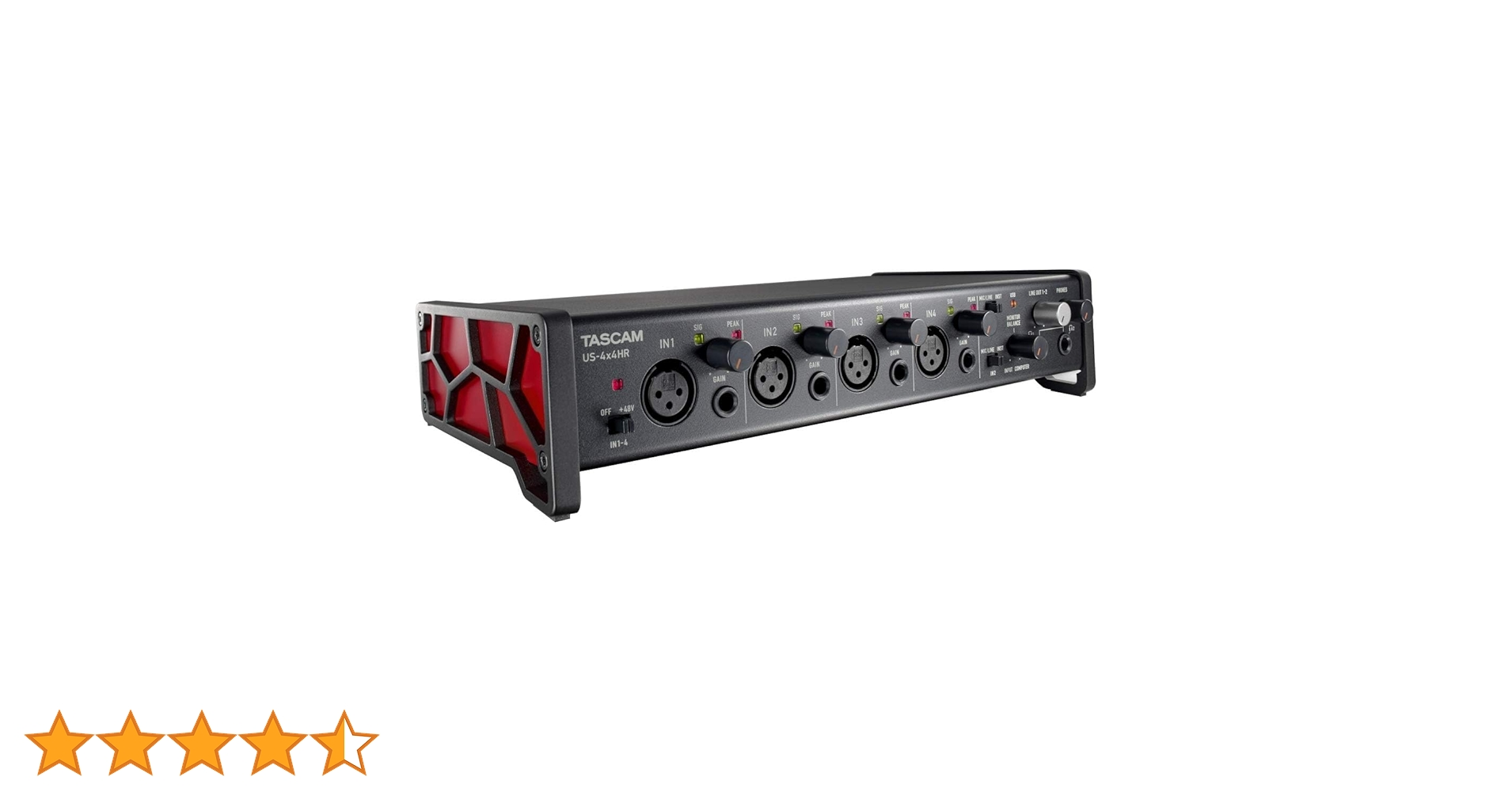 TASCAM US4×4 オーディオインターフェイス　中古 TASCAMの高品質オーディオインターフェイスUS-4x4HRをご紹介